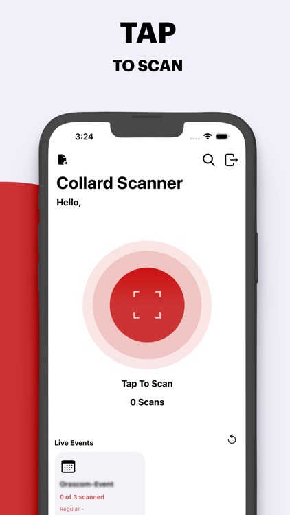 Collard Tickets Scanner