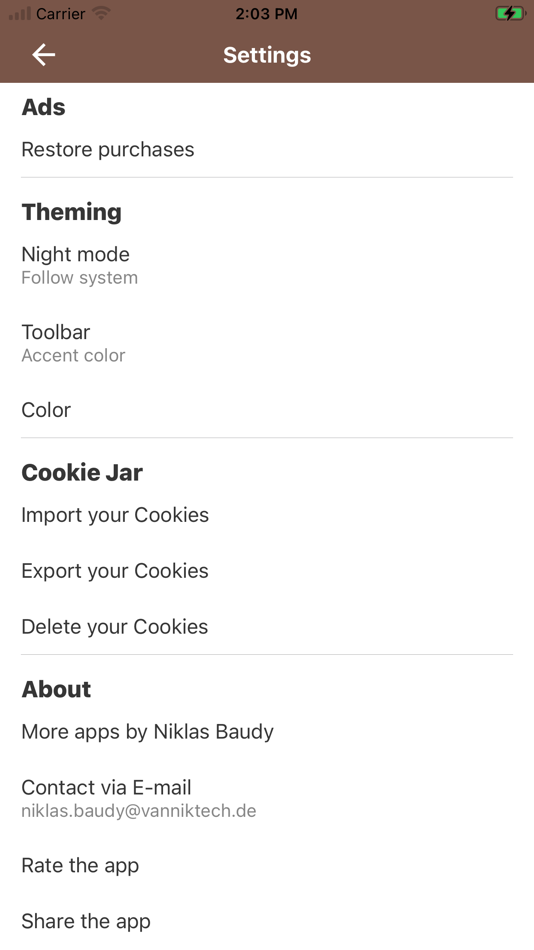 #5. Cookie-Jar (iOS) By: Niklas Baudy