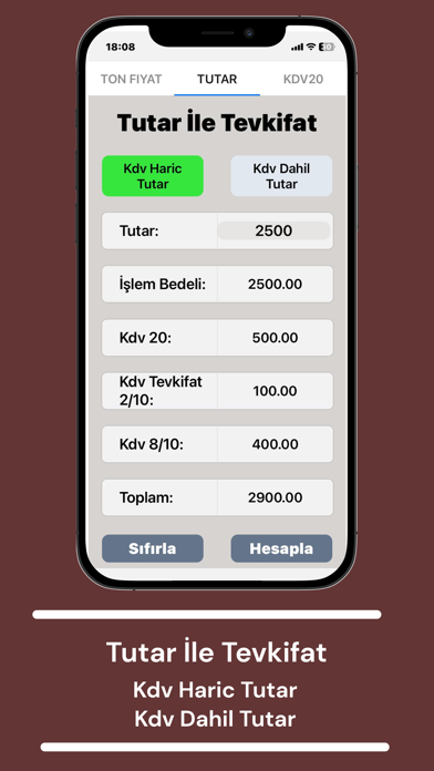 Tevkifat ile Nakliye Faturası Screenshot