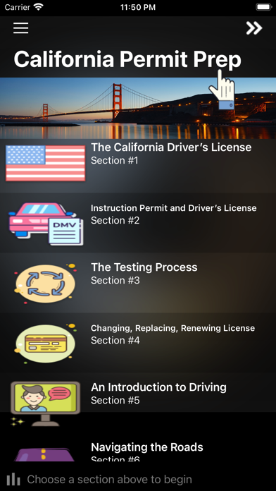 California Permit Preparation Screenshot