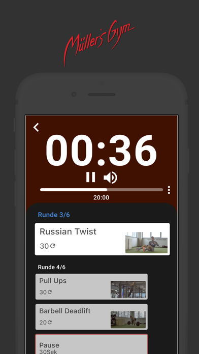 Müller's Gym Training Screenshot