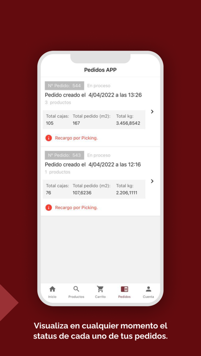 Pedidos NuevaAlaplana Screenshot
