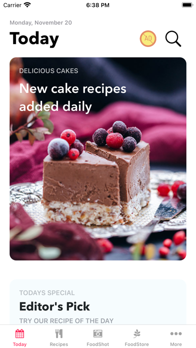 Screenshot #1 pour Cake Recipes : Festive Treats