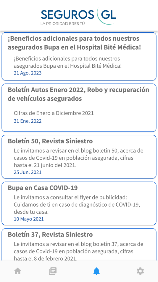 #4. Seguros GL (iOS) Podle: Innovation Workshop S de RL de CV