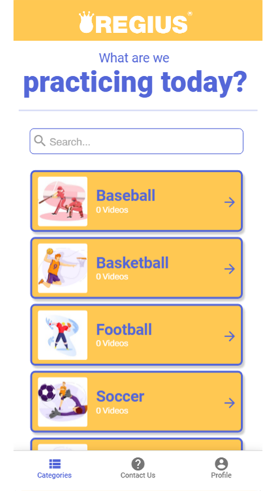 Regius App Screenshot