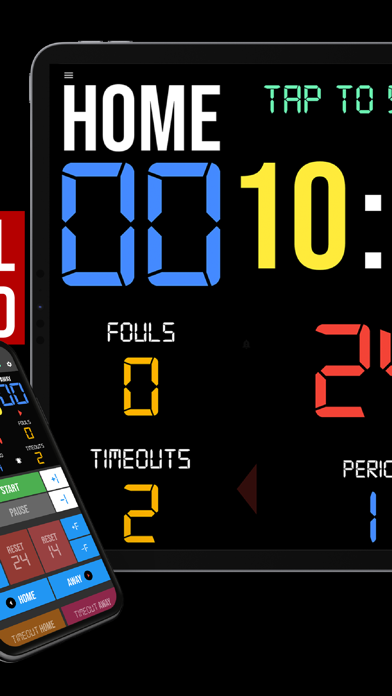 BT Basketball Scoreboard Screenshot