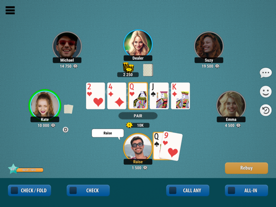 Kindza Poker - Texas Holdemのおすすめ画像2