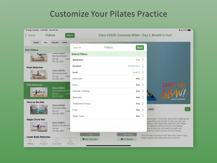 Pilates Anytime Workouts