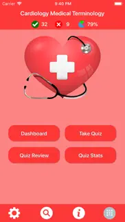 cardiology medical terms quiz iphone screenshot 1