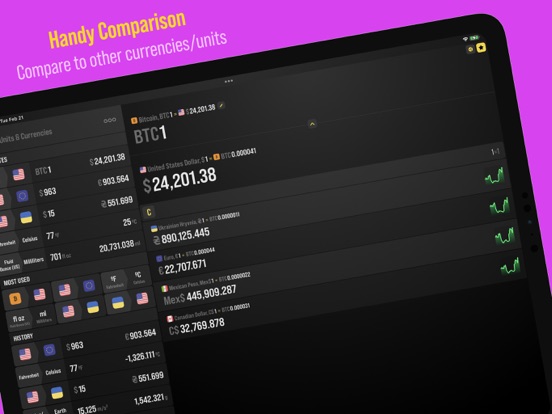 Convertium: Currency & Units iPad screenshot 8 - Travel app