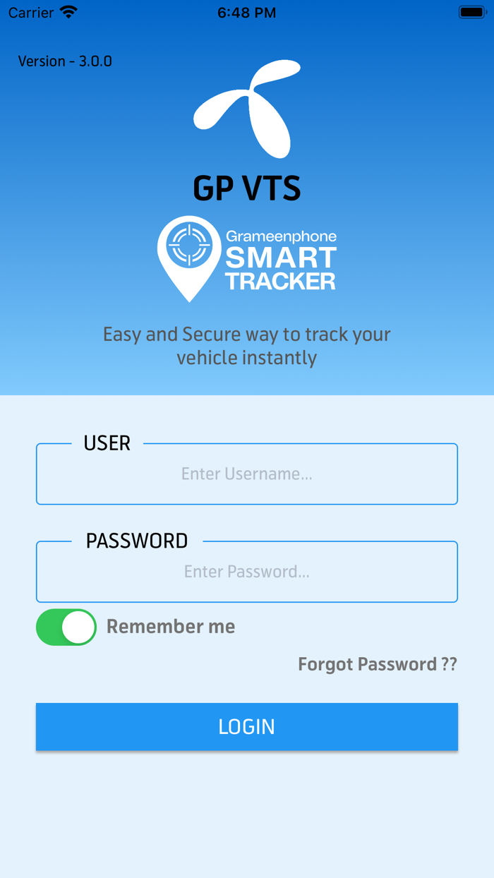 Grameenphone Vehicle Tracking