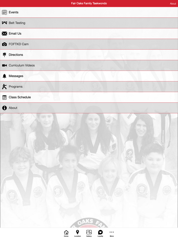Fair Oaks Family Taekwondo iPad screenshot 4 - Sports app