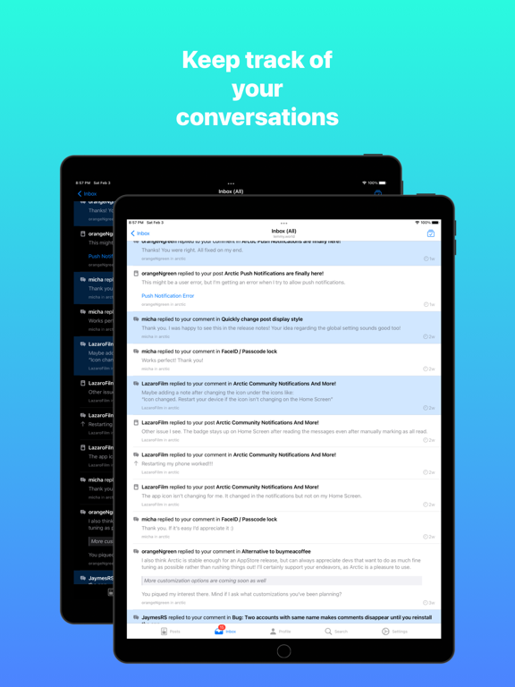 Arctic For Lemmy iPad screenshot 4 - Social Networking app