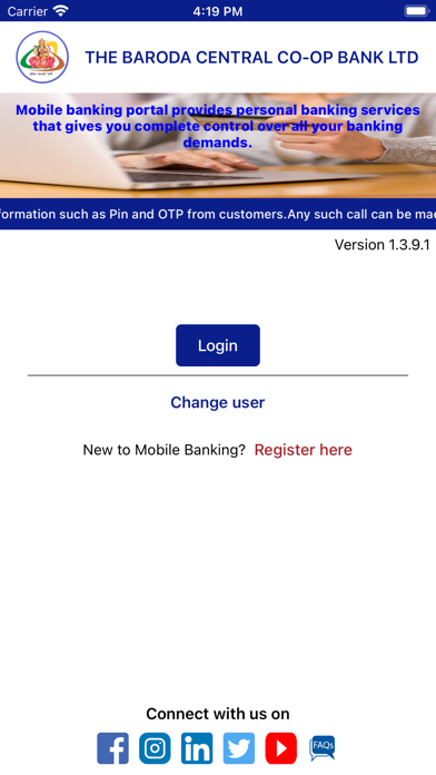 BCCB - Mobile Banking Screenshot