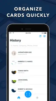 business card scanner - vcard iphone screenshot 2