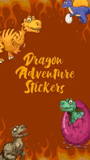 dragon adventure sticker pack iphone screenshot 1