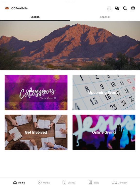 Calvary Chapel Foothills AZ iPad screenshot 1 - Education app
