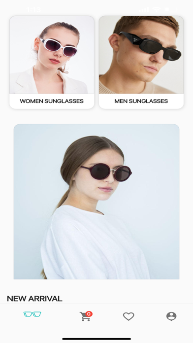 HL. Sunglasses Screenshot