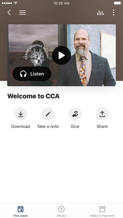 Canon Christian Academy Screenshot