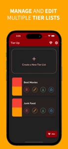 Tier List Maker: TierUp Ranker screenshot #2 for iPhone