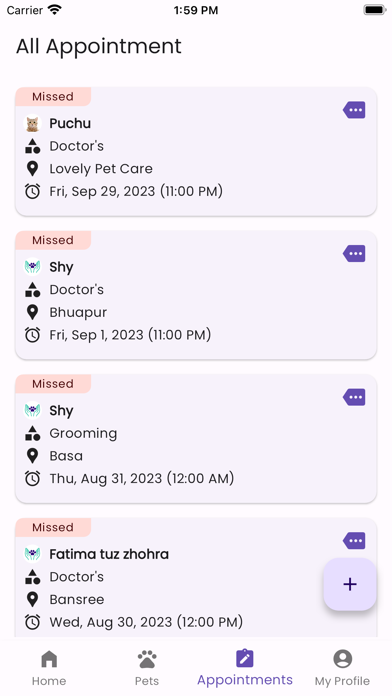 Pet Health Reminder - PetMate Screenshot