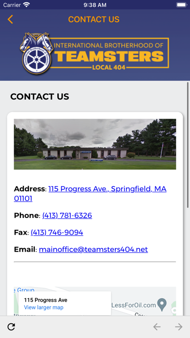 Teamsters 404 Screenshot
