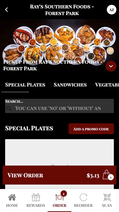 Rays Southern Foods App Screenshot