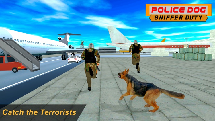 Police Sniffer Dog Duty Game
