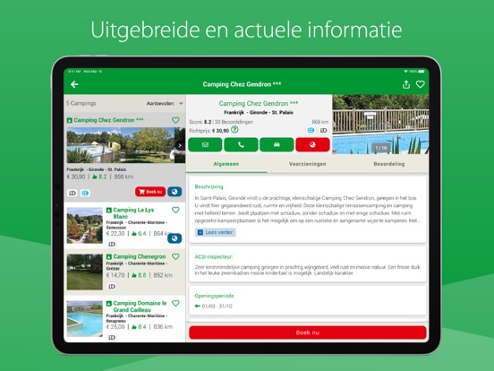 ACSI Klein & Fijn Kamperen-app iPad app afbeelding 2