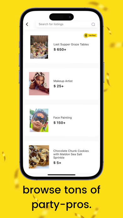 Beebizy: book party vendors Screenshot