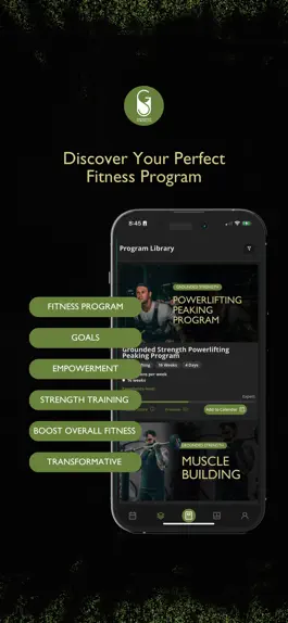 Game screenshot Grounded Strength Training App apk