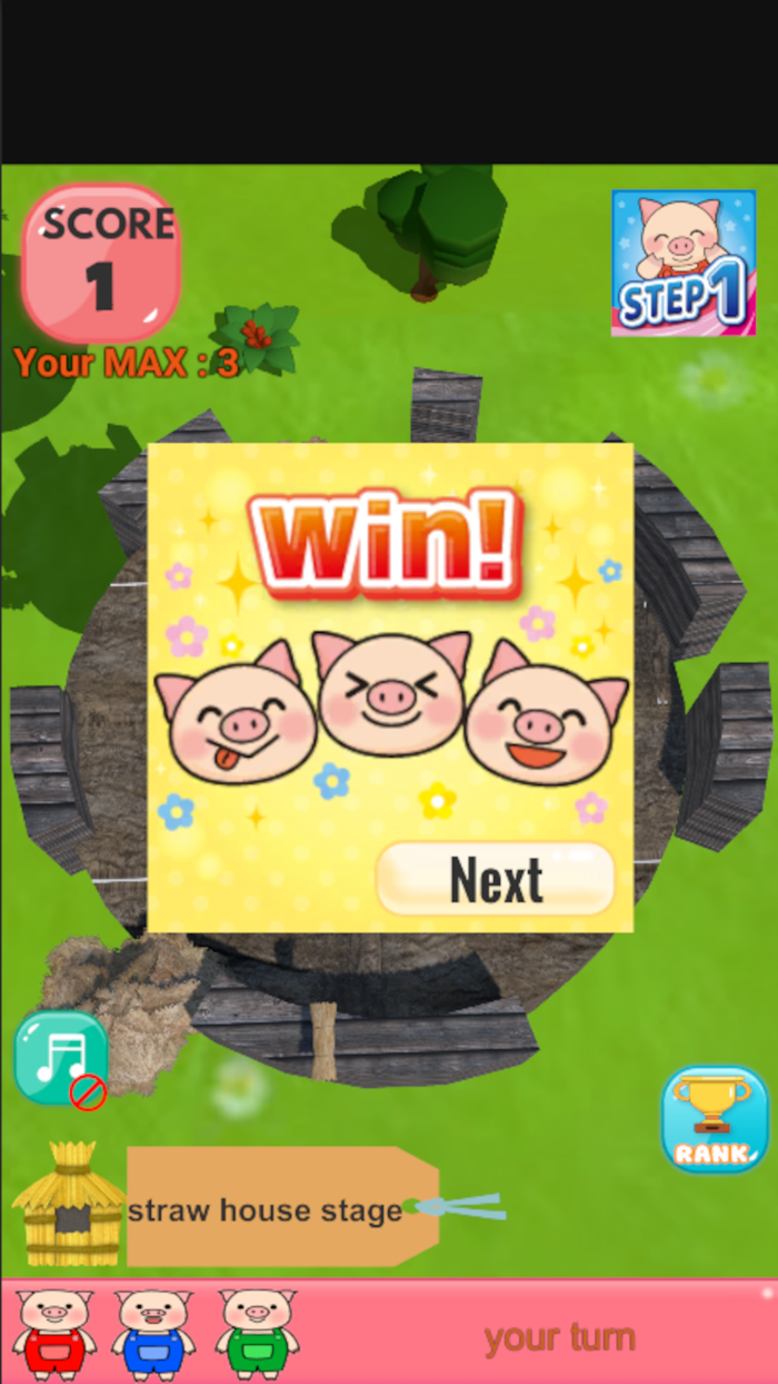 Three Little Pigs tiddlywinks