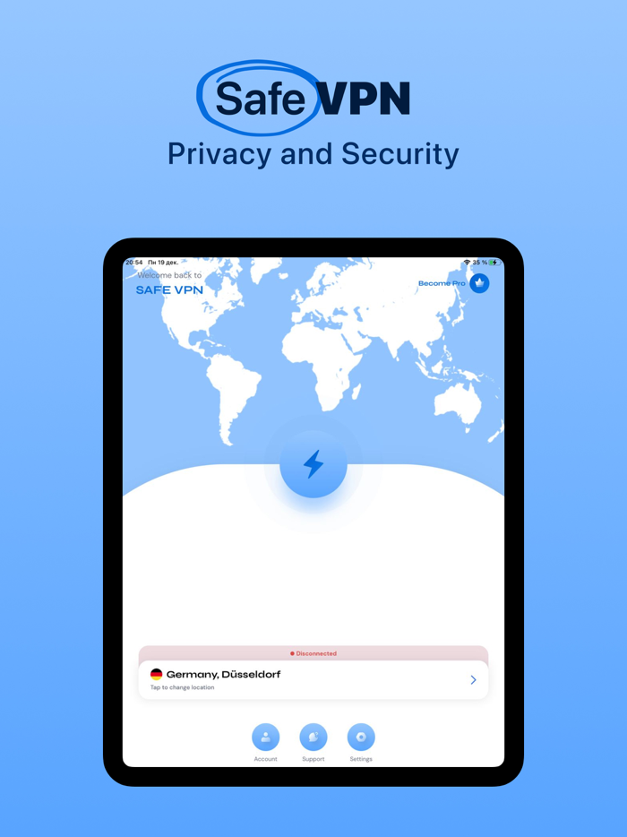 Safe app VPN - turbo fast surf
