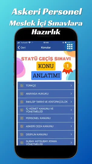 Statü Geçiş Sınavı iPhone Ekran Görüntüsü 3