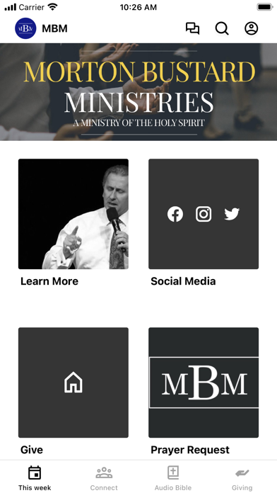 Morton Bustard Ministries Screenshot