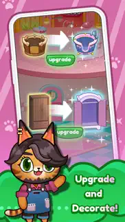 idle cat makeover: hair salon iphone screenshot 4