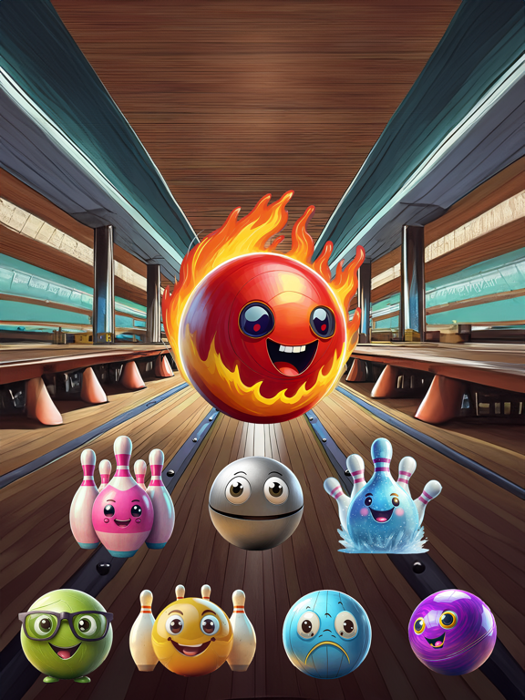 Screenshot #4 pour Bowling Stickers