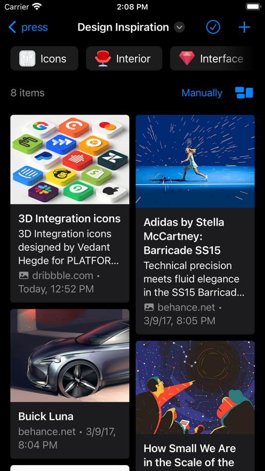 #2. Raindrop.io (iOS) 由: Rustem Mussabekov