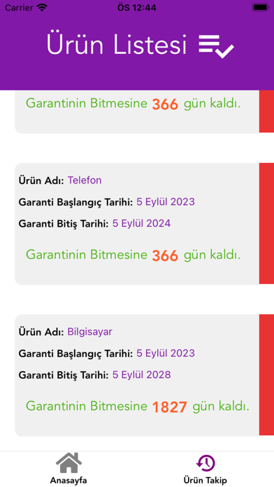 Garanti Takip - Garanti Süreci Screenshot