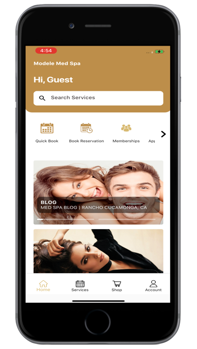 Modele Spa Screenshot
