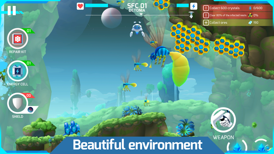 #3. Mike the Planet Miner (iOS) 由: 1Der Entertainment