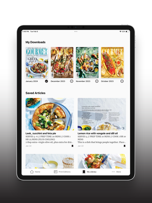 Gourmet Traveller iPad screenshot 4 - Food & Drink app