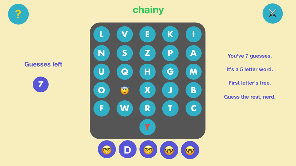 #2. 'Y? (iOS) 由: Lukinzos Playground, Pty Ltd
