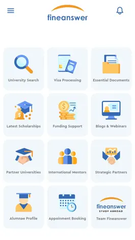 Game screenshot Fineanswer - Study Abroad apk