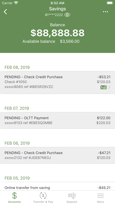 Bank of South Texas Mobile Screenshot