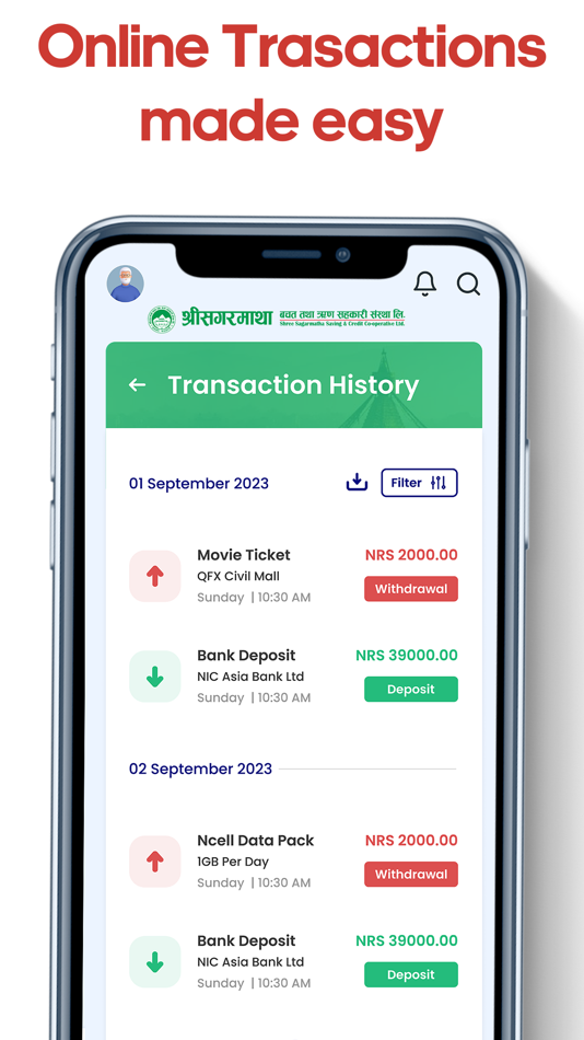 #4. Shree Sagarmatha Saving iSmart (iOS) 由: Devanasoft Pvt Ltd
