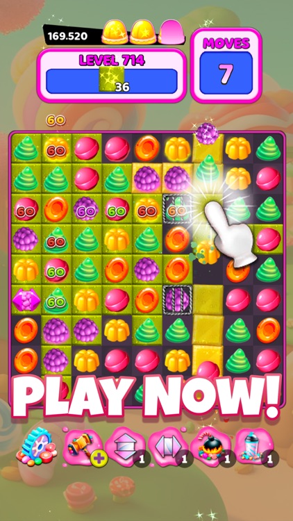 Colorful Gummy Blast – Match 3 screenshot-7