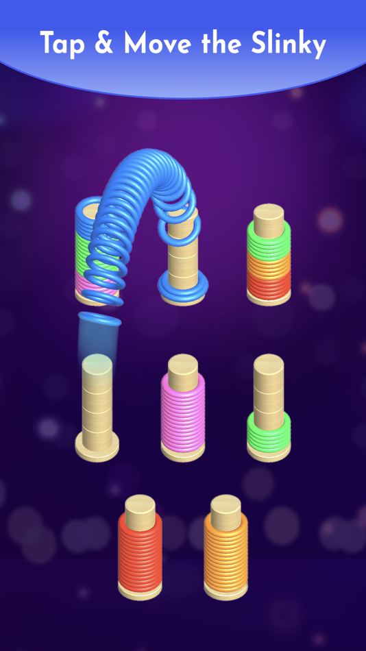 #2. Slinky Sort Puzzle (iOS) By: GOODROID,Inc.