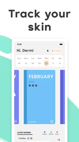 Game screenshot Dermi - Skin Care Journal mod apk