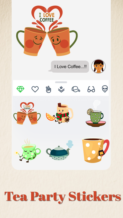 Tea Party Stickers Pack Screenshot